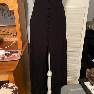 Express gauzy black maxi skirt size medium